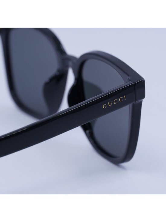 Gucci GG1346SK 001 Sunglasses Black Square Frame, Smoke Lenses main image 7